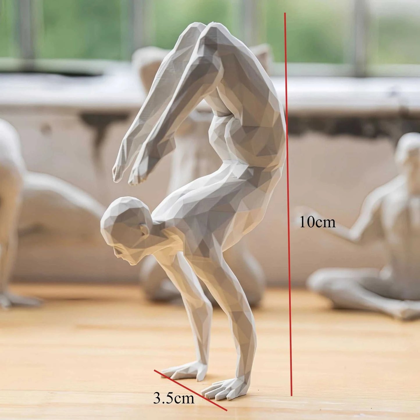 Yangqi Yoga Figurine - Minimalist Home Decor Statue 14:200004870#A Decorative Sculpture