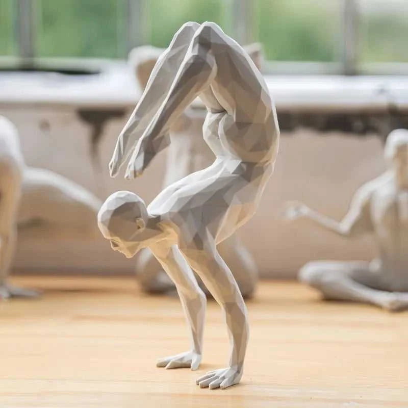 Yangqi Yoga Figurine - Minimalist Home Decor Statue 14:200004870#A Decorative Sculpture